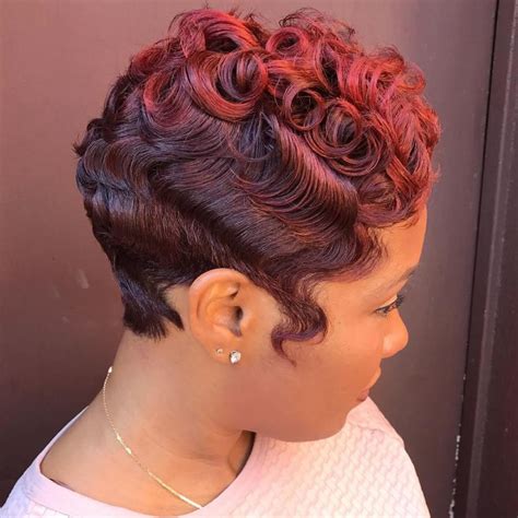 The hair designers continue to thrill us each new season with a fabulous mix of natural and weave hairstyles to suit every style and for every occasion! 30 Trendy Finger Wave Short Hairstyles | Hairdo Hairstyle