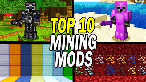 Top 10 Minecraft Mining Mods Ore And Gemstone Mods 2 Youtube
