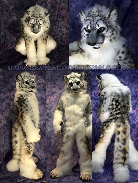 Snow Leopard Fursuit Full Turnaround By Beetlecat On Deviantart