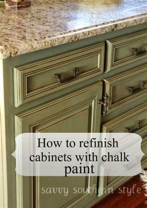 How to make a wash with chalk paint®. Ideas For Painted Kitchen Cabinets - Rustic Crafts & Chic ...