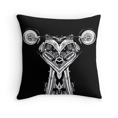 Motorcycles for sale in karachi. 'harley man' Throw Pillow by tinncity | Harley davidson ...