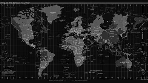 Fancy Black And White World Map Wallpaper World Map Wallpaper Map