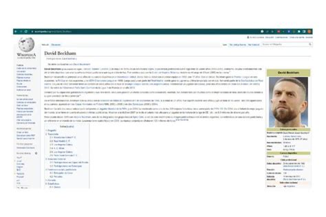 Alteraron El Perfil De Wikipedia De David Beckham En Homenaje Al Papu