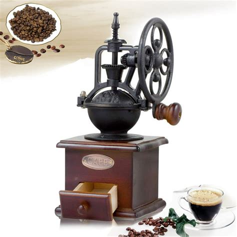 Manual Coffee Grinder With Grind Settings And Catch Drawer Classic