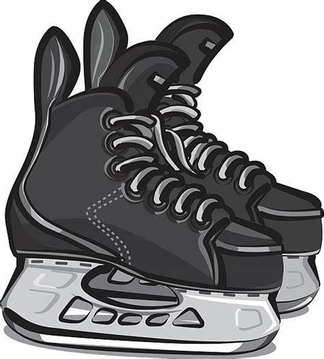 Royalty Free Ice Hockey Skates Clip Art Vector Images And Illustrations