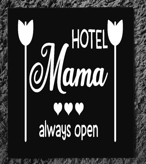 Tekstbord Hotel Mama