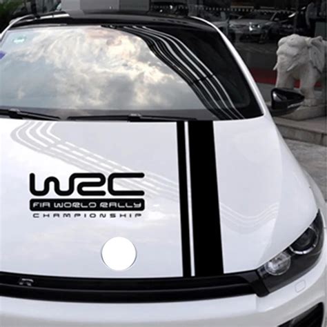 2pcs Auto Tuning Waterproof Car Stickers And Decals Wrc Car Styling For