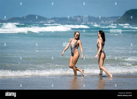 Beach Goers On The Gold Coast Hi Res Stock Photography And Images Alamy