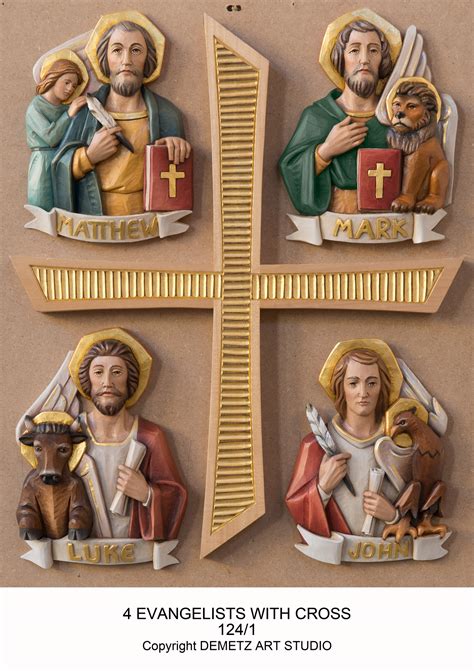 Set Of Four Evangelists Symbols Oconnors Church Supply