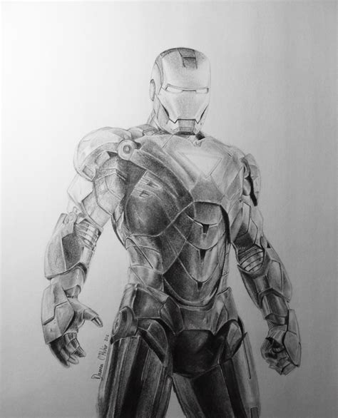 Iron Man Drawing By Darrenohhh On Deviantart