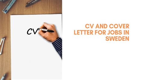 Your curriculum vitae (cv), or resume, is your personal advertisement and chance to make a good first impression with a prospective employer. How to write CV and cover letter for jobs in Sweden IIII ...