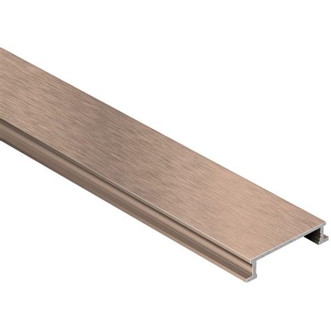 Visit one of 230+ stores or buy online! Schluter Designline Brushed Copper Anodized Aluminum 1/4 ...