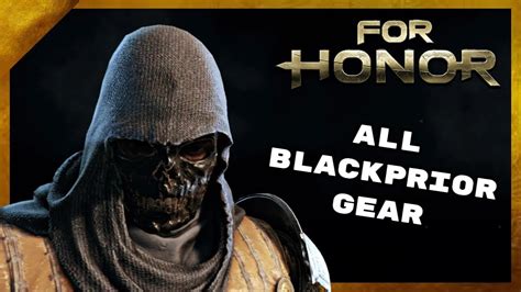 All Black Prior Gear Remastered For Honor Youtube