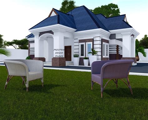 Two Faced Bedroom Bungalow Preston House Plans