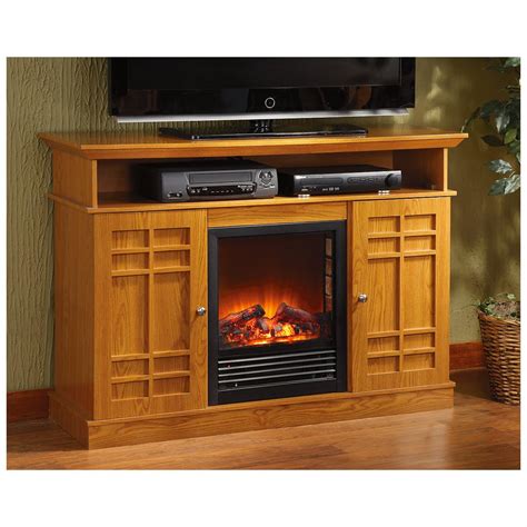 Castlecreek Media Stand Electric Fireplace 227155 Fireplaces At