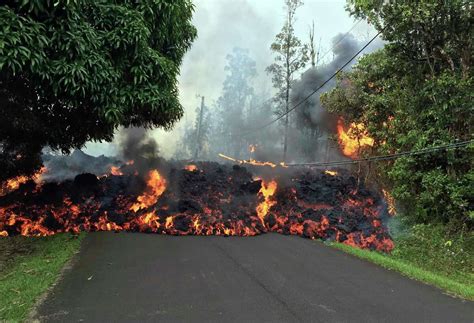 Volcanic Lava Flows Destroy Hawaii Homes