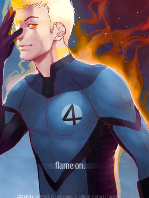 Flame On Johnny Storm Of The Fantastic Four Fantastic Four Movie