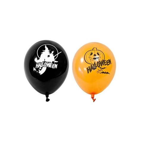 8 ballons imprimés halloween 28 cm - Halloween - #ballons #Halloween #