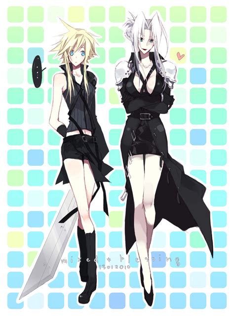 Cloud Strife And Sephiroth Final Fantasy And 2 More Drawn By Omix