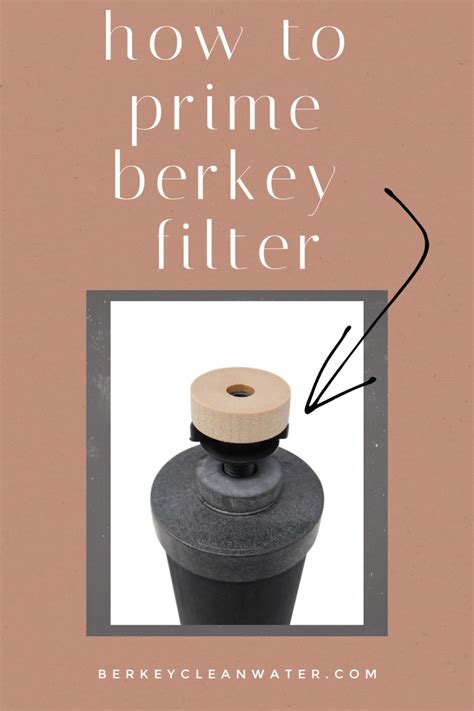 How To Prime Berkey Filter Elements For Clean Water | Filters, Cleaning