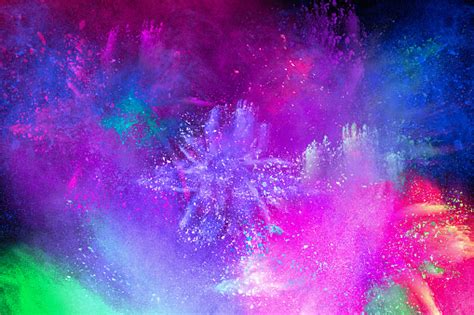 Color Holi Festival Colorful Explosion For Happy Holi Powder Color