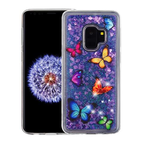 Samsung Galaxy S9 Case By Insten Quicksand Glitter Butterfly Dancing