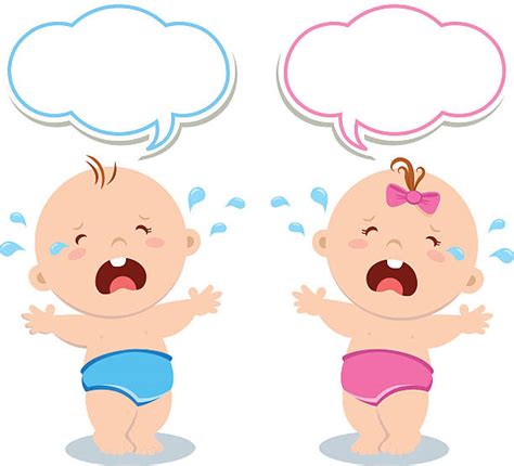 Twin Baby Boys Illustrations Royalty Free Vector Graphics