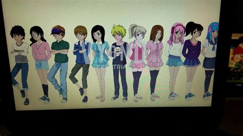 Me And My Friends In Anime Vyond Forms Youtube