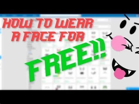 That's why we create megathreads to help keep everything organized and tidy. How to wear any face on roblox catalog for FREE! - YouTube