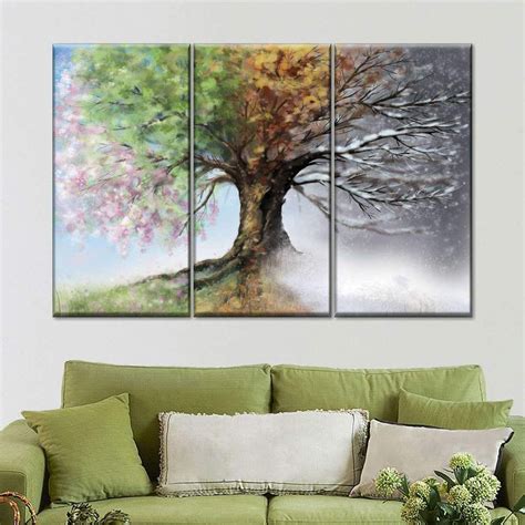 Purchase Four Seasons Tree Multi Panel Canvas Wall Art Four Seasons