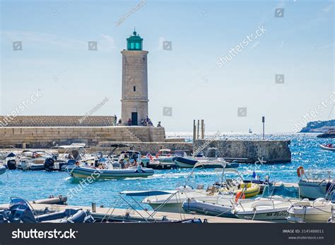 Cassis France August 2021 Lighthouse Entrance Stock Photo 2145488011