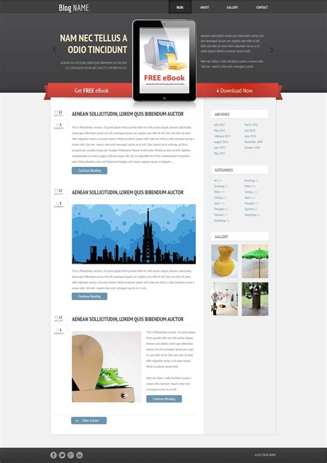 Free Blogger Template | Website Blog Templates | PHPJabbers