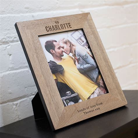 Personalised Wooden Photo Frame Uk