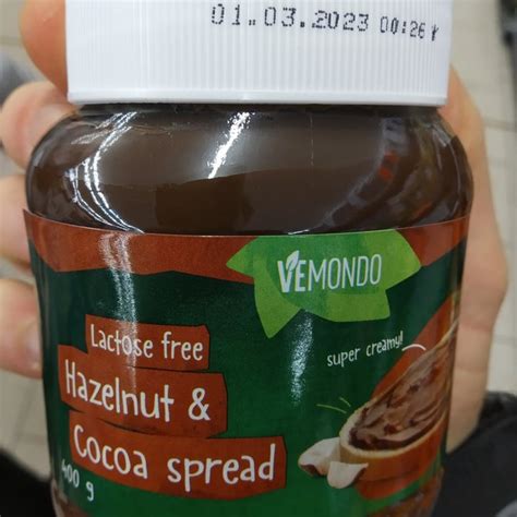 Vemondo Lactose Free Hazelnut Cocoa Spread Review Abillion