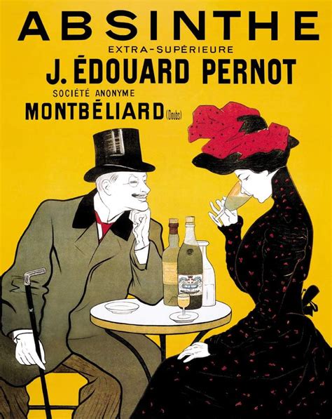 Import Images Absinthe Jedourd Pernod Vintage Ad 11 X 14