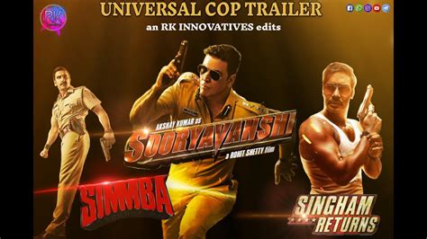 Sooryavanshi Singham Returns Simmba Trailer Merging £dited By Rk