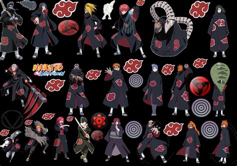 All Akatsuki Characters V By Puja On Deviantart