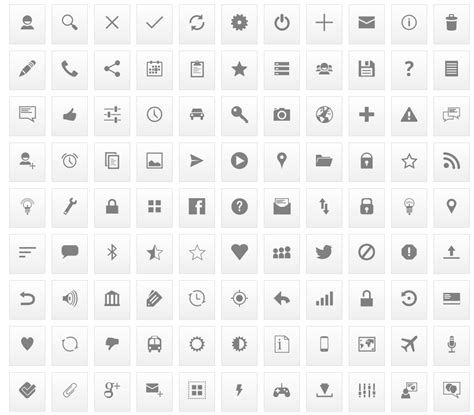 11 Free Mobile Icon Sets To Use In Your App — Sitepoint