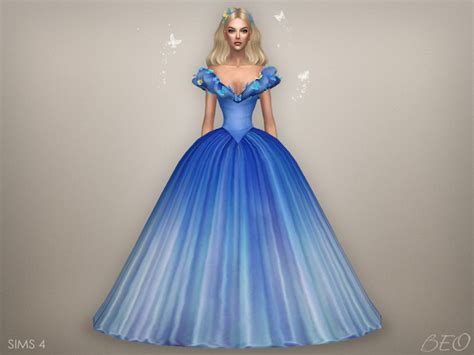 My Sims 4 Blog Cinderella Butterflies Dress By Beo