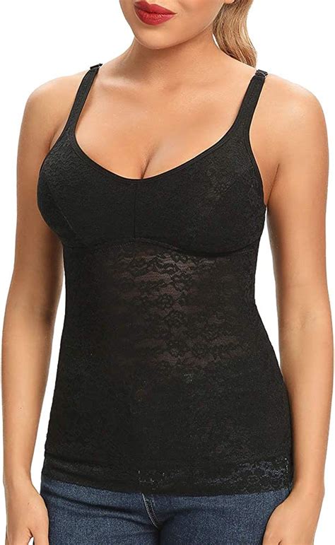 joyshaper shapewear camisole for women shapewear tank top with build in bra cami tanks amazon