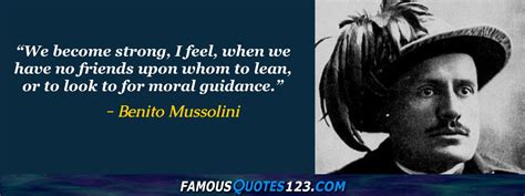 Benito Mussolini Quotes On Fascism History Peace And People