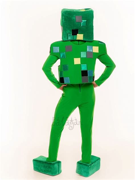 Minecraft Creeper Costume Rental Fun Party Location De Mascotte Et Jeux Gonflables Au Quebec