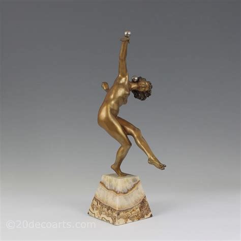 Claire Colinet Art Deco Bronze Figurine Juggler Circa 1925 20th Century Decorative Arts