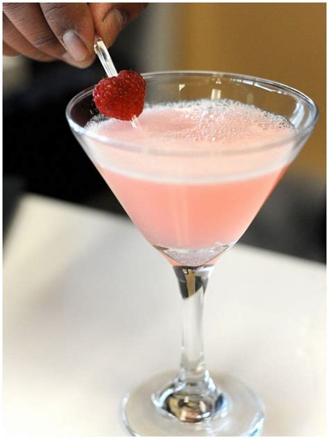The Blushing Bride Champagne Pear Puree Cranberry Juice Sprite