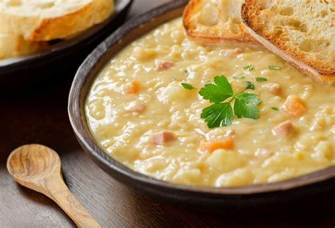Soupe aux pois cassés Crockpot Ham And Potato Soup Recipe Cooking Ham