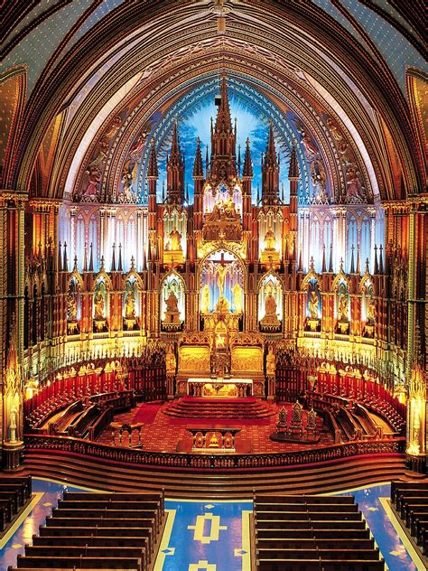 Notre Dame Basilica Montreal Canada View from the balcony - 148