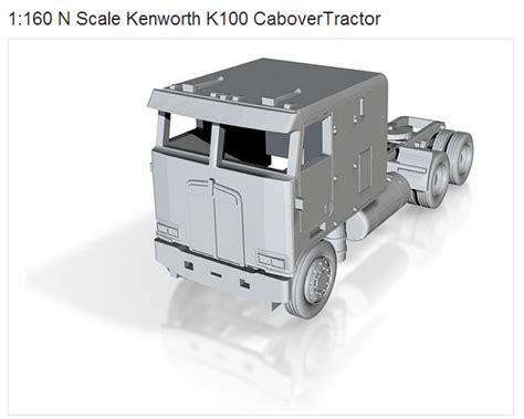 Has no other link that i can try … please thank you. N Scale Addiction: Kenworth K100 is Ready to Print