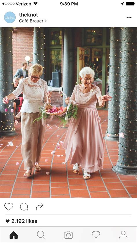 love the grandmothers as flower girls flower girl wedding wedding party outfits