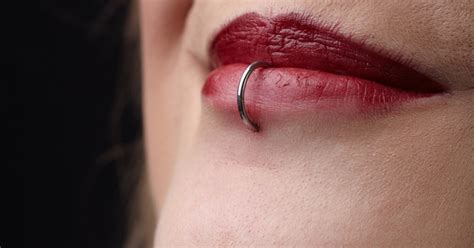 Fake Lip Piercings Are The Latest Way To Add Some Edge To Your Look