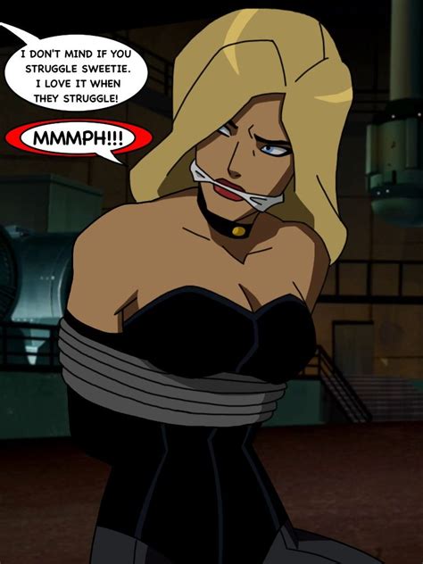 Young Justice Black Canary Gagged By Theoneandonlycaptor Black Canary